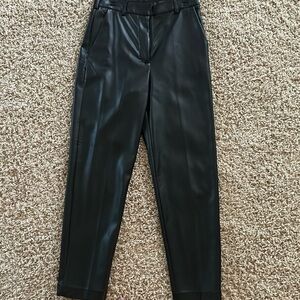 Black leather pants